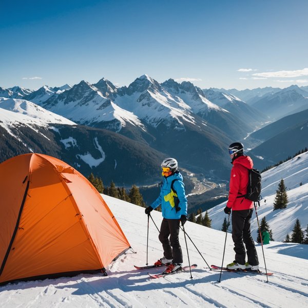 Quelles sont les options de location pour des vacances en montagne avec des sports d'hiver?